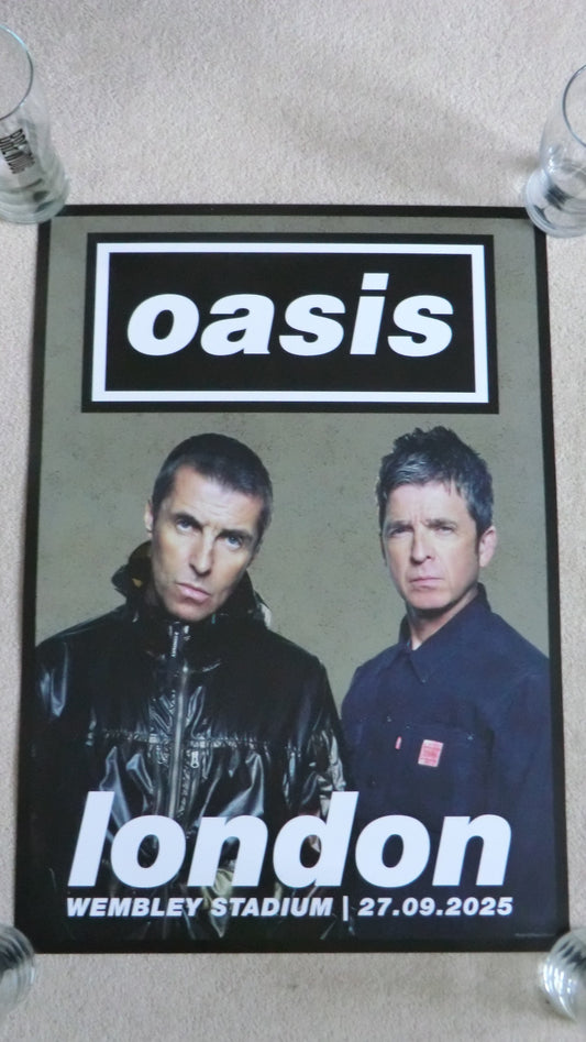 Oasis live'25 27th September 2025 London Lithograph Poster